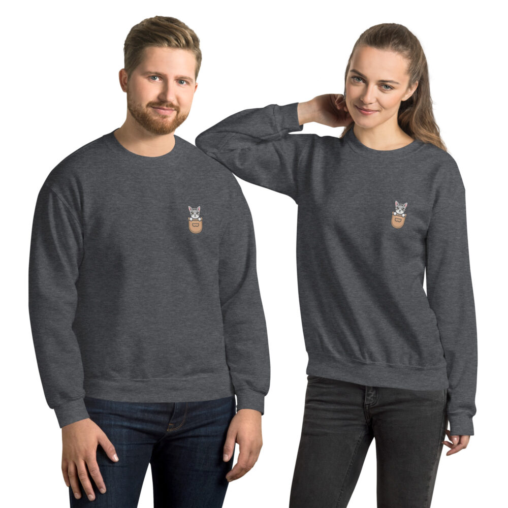 Felpa Girocollo Leather Pocket Cat - immagine 15