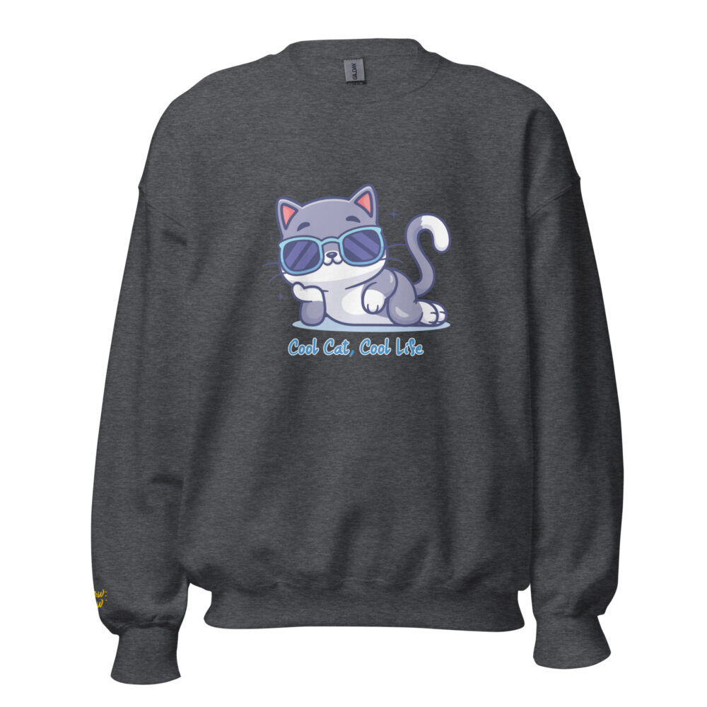 Felpa Girocollo Gatto Trendy - immagine 44