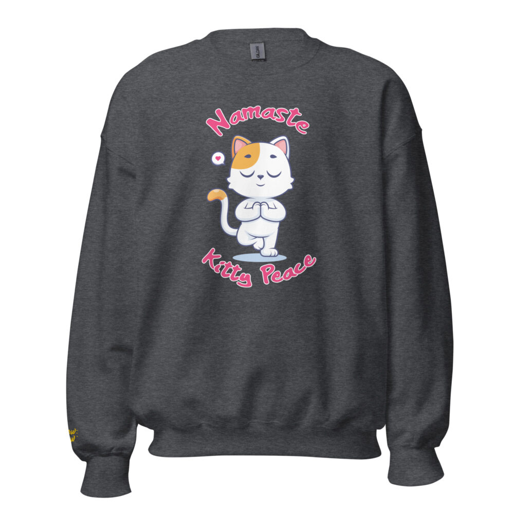 Felpa Girocollo Gattino Namaste - immagine 43