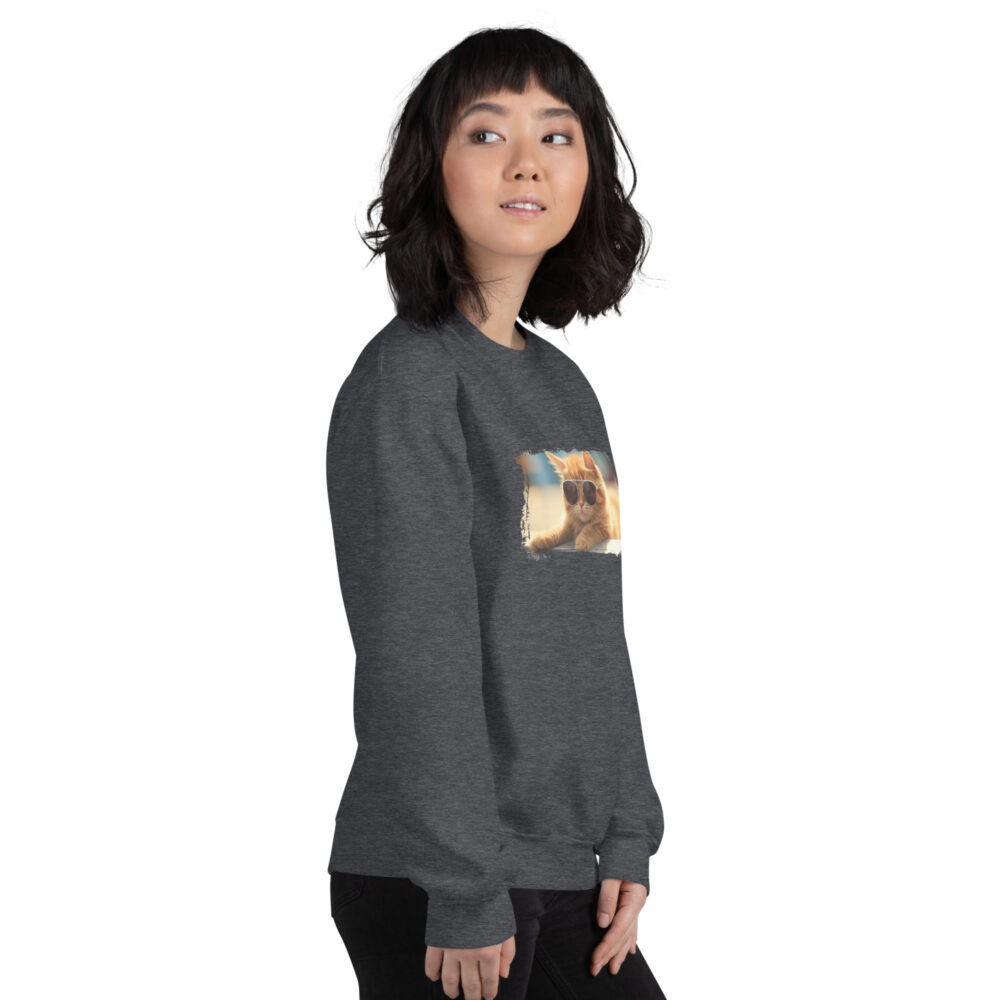 Golden Hour Aviator Cat Crewneck - immagine 11