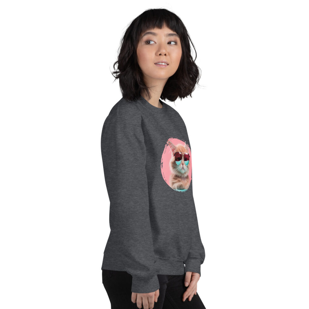 Pink Horizon Cool Cat Crewneck - immagine 10