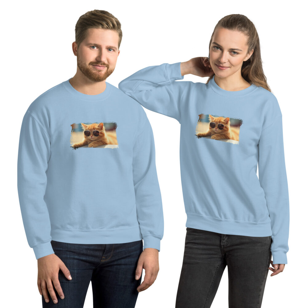 Golden Hour Aviator Cat Crewneck - immagine 15