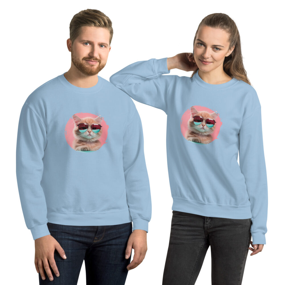 Pink Horizon Cool Cat Crewneck - immagine 14