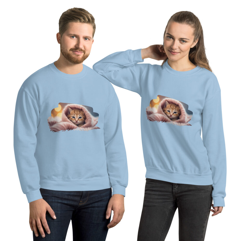 Cozy Blanket Kitten Comfort Crewneck - immagine 15