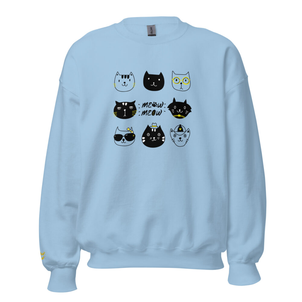 Felpa Girocollo Cat Emotions - immagine 27