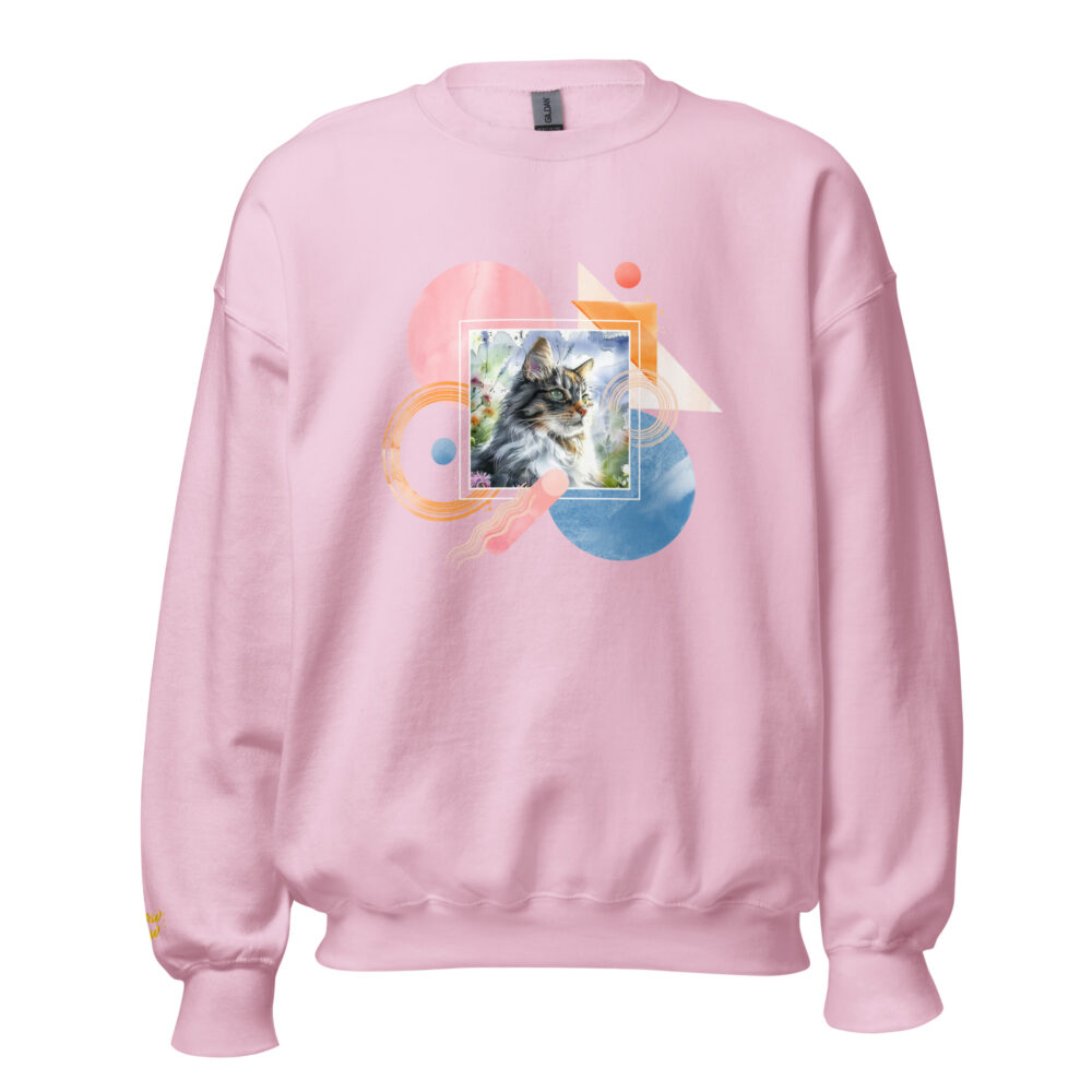 Felpa Girocollo Geometric Feline - immagine 49