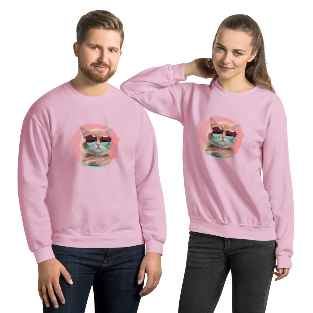Pink Horizon Cool Cat Crewneck - immagine 20