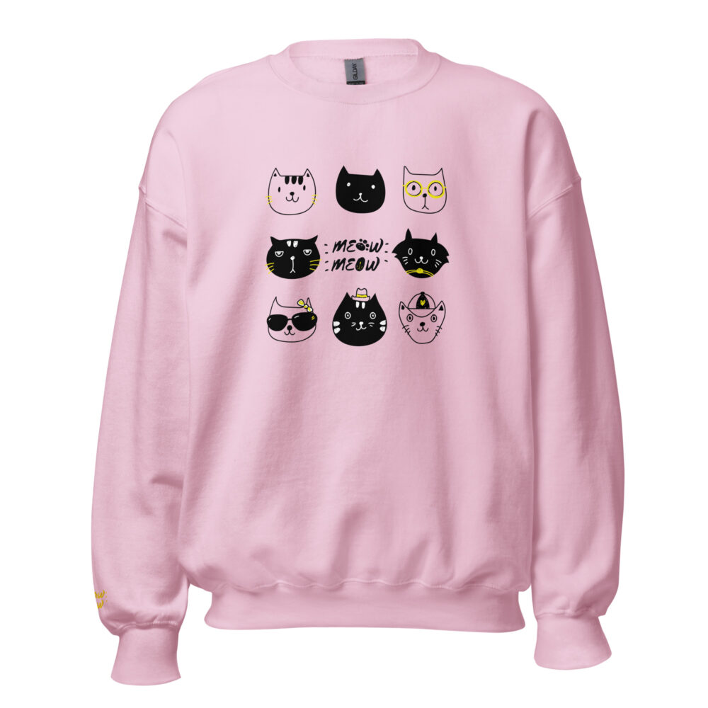 Felpa Girocollo Cat Emotions - immagine 35