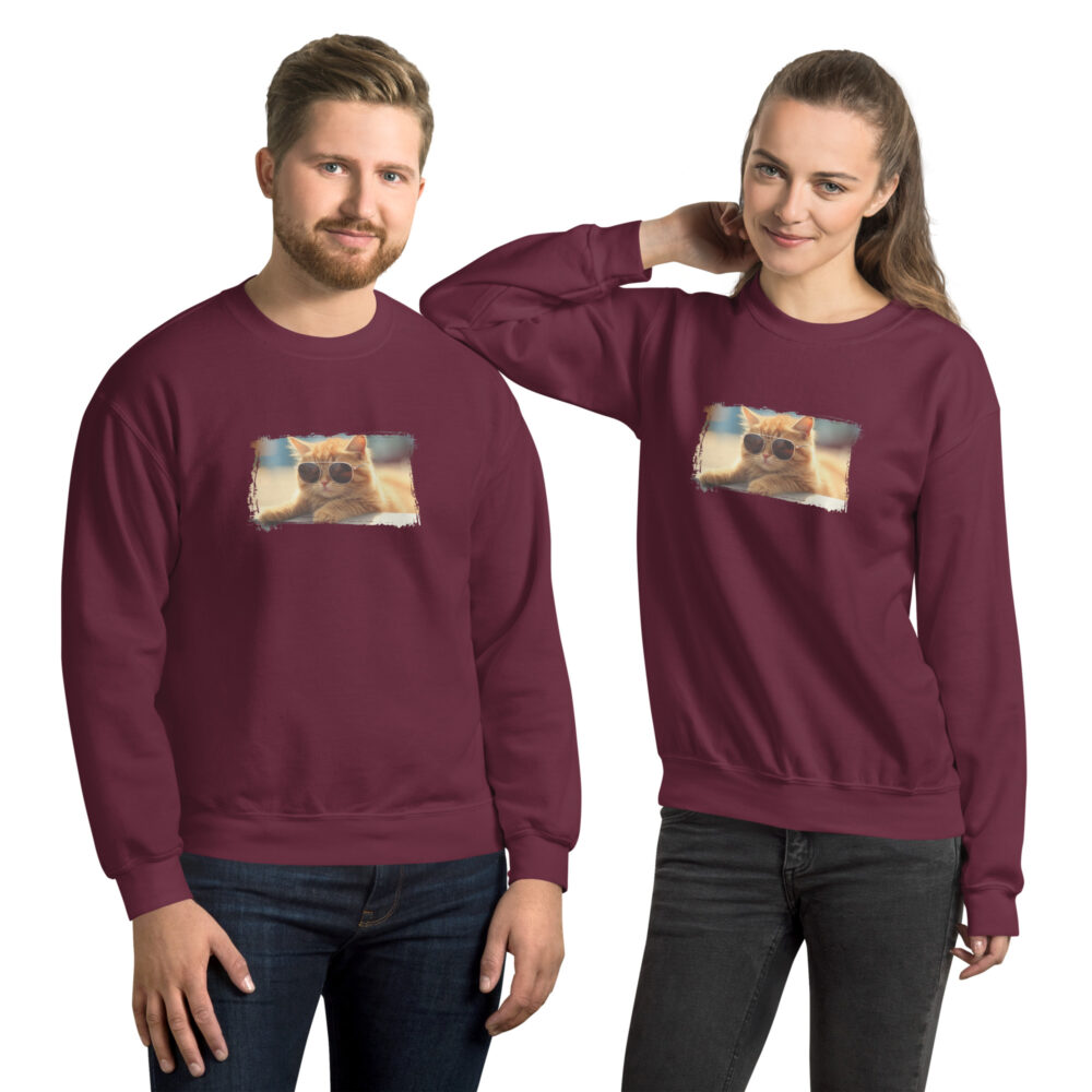 Golden Hour Aviator Cat Crewneck - immagine 9