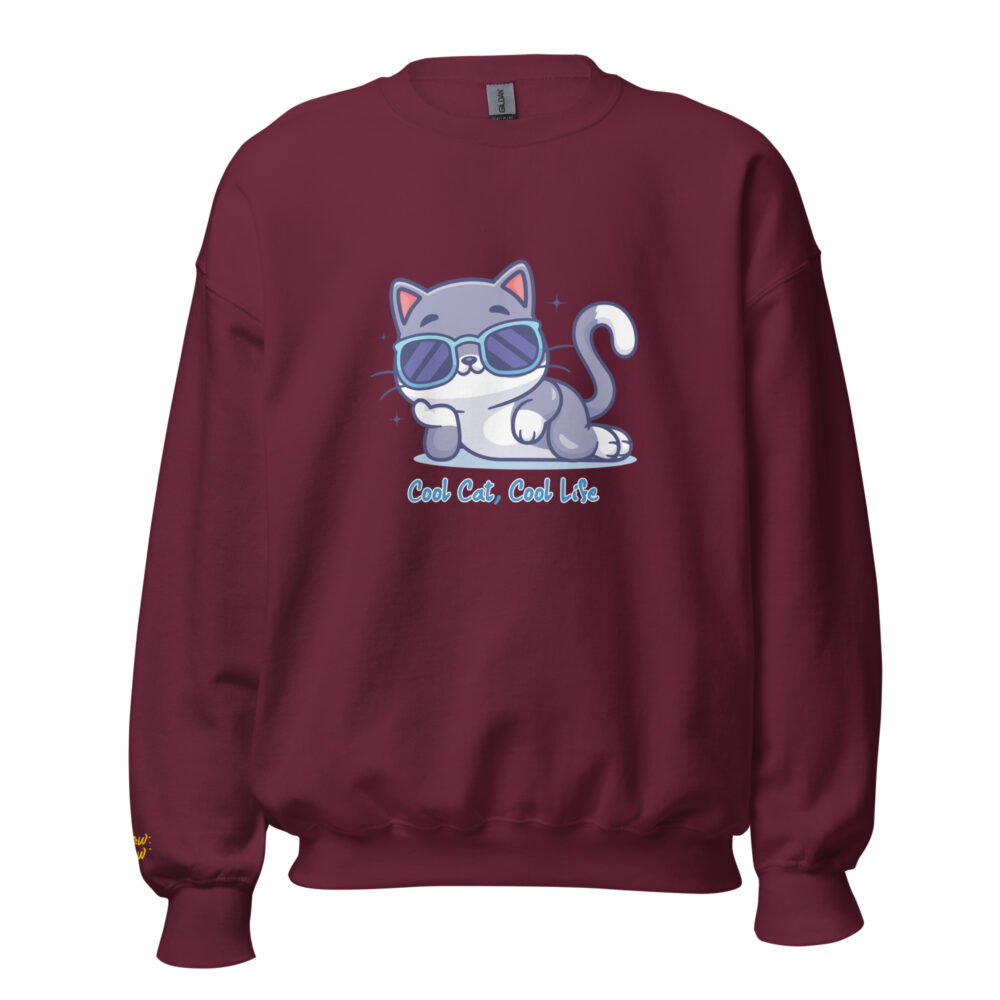 Felpa Girocollo Gatto Trendy - immagine 36
