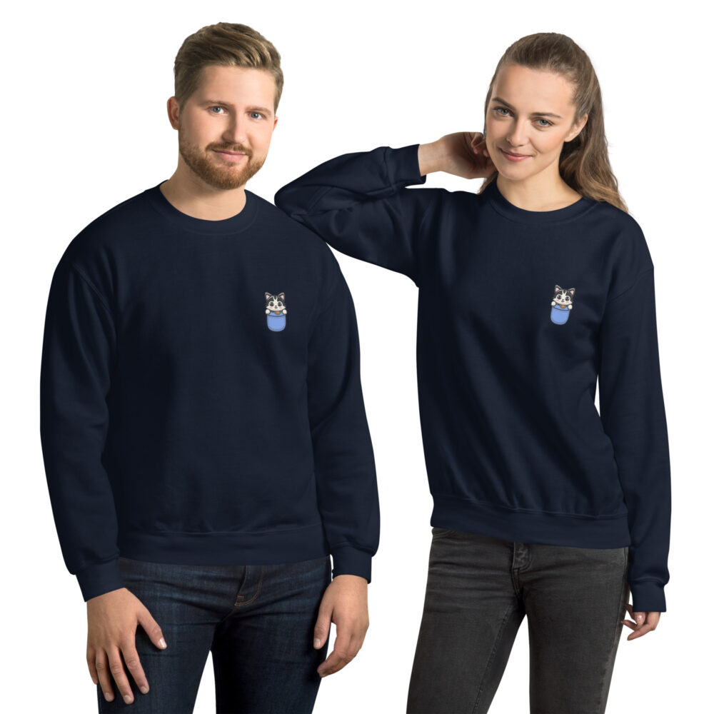 Felpa Girocollo Blue Pocket Pal - immagine 6