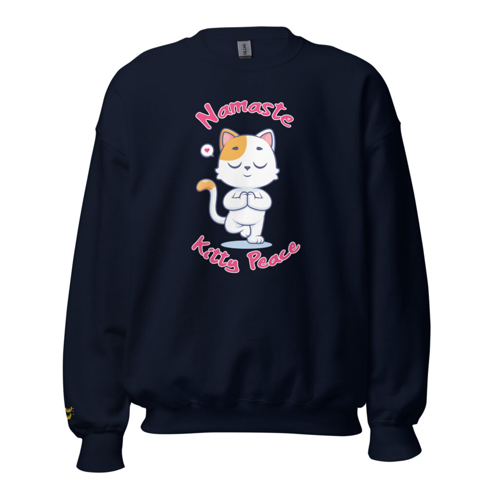 Felpa Girocollo Gattino Namaste - immagine 31