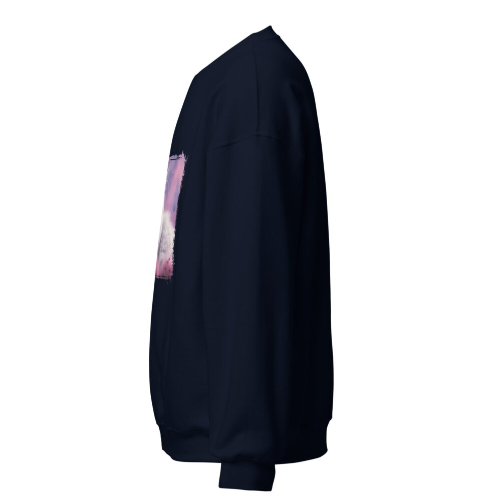 Purple Haze Cat Elegance Crewneck - immagine 31