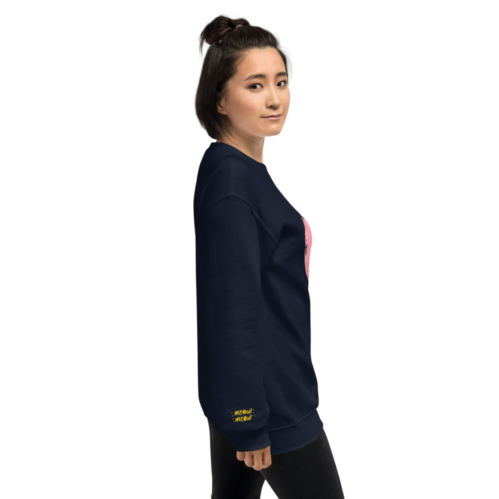 Pink Horizon Cool Cat Crewneck - immagine 4