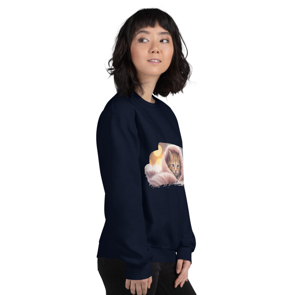 Cozy Blanket Kitten Comfort Crewneck - immagine 5