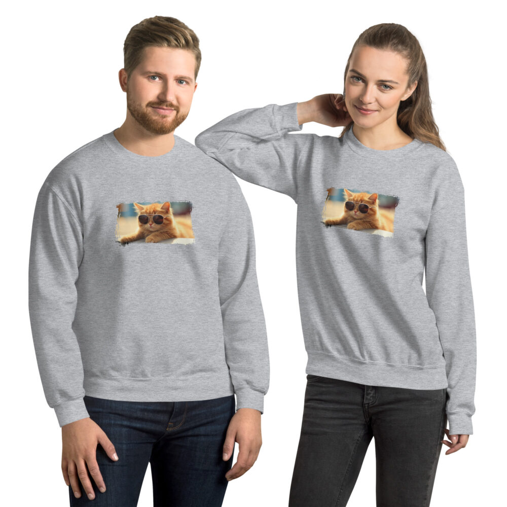 Golden Hour Aviator Cat Crewneck - immagine 17