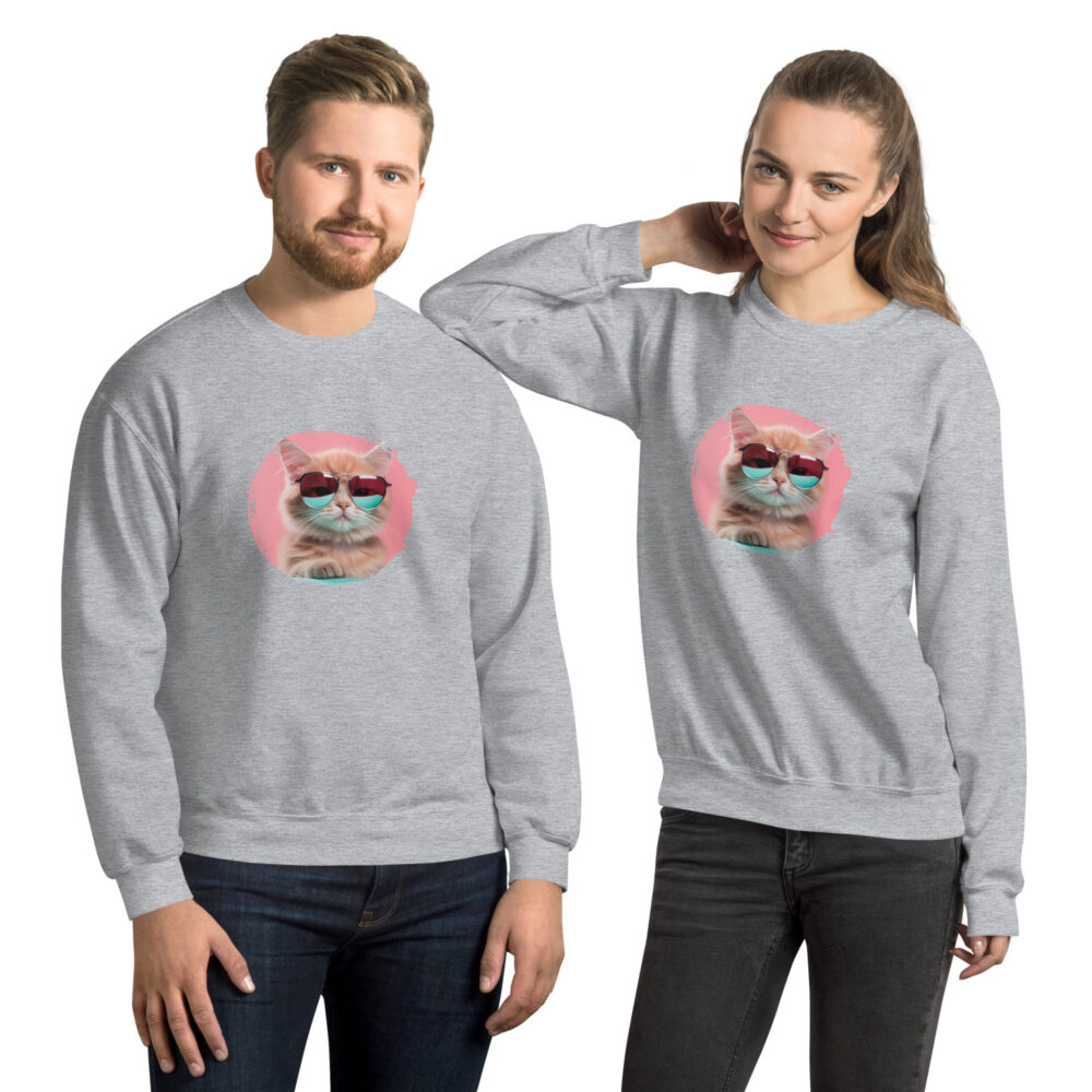 Pink Horizon Cool Cat Crewneck - immagine 17