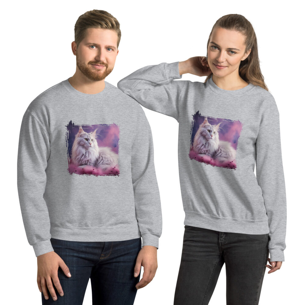 Purple Haze Cat Elegance Crewneck - immagine 18