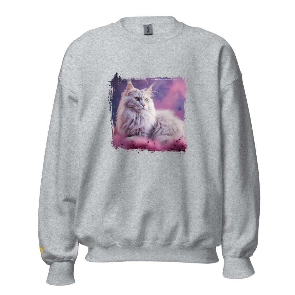 Purple Haze Cat Elegance Crewneck - immagine 45