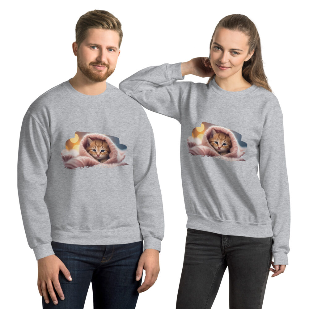 Cozy Blanket Kitten Comfort Crewneck - immagine 18