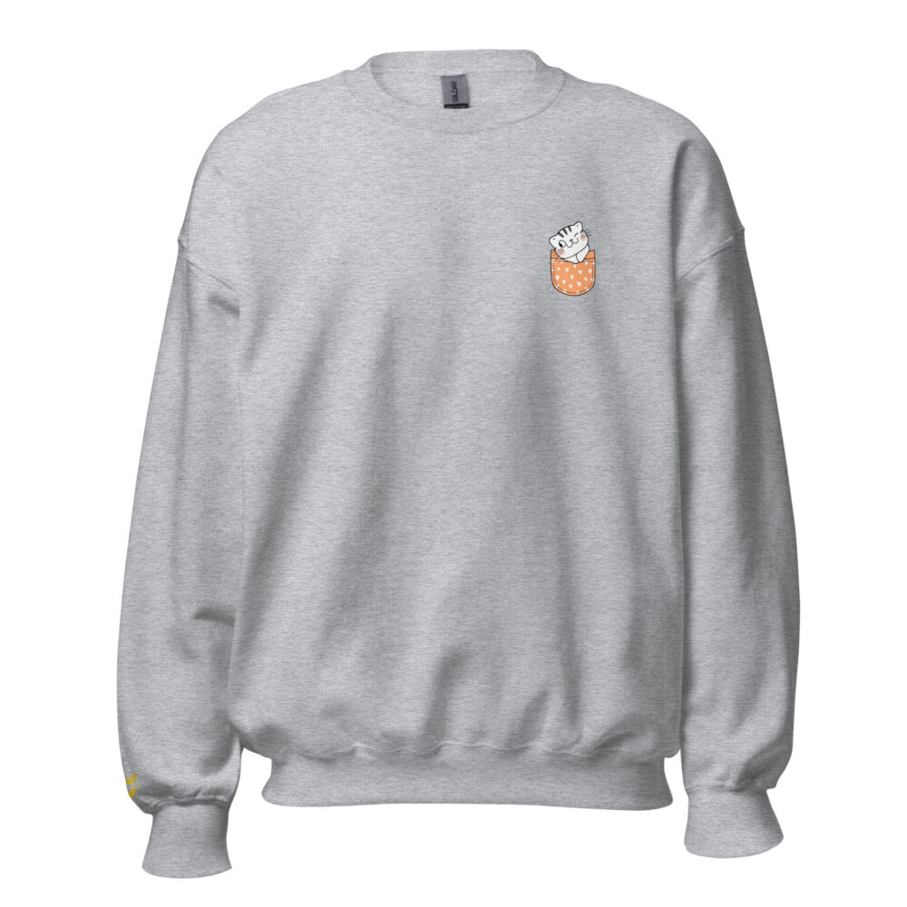Felpa Girocollo Orange Pocket Tiger - immagine 52