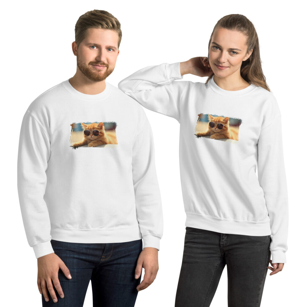 Golden Hour Aviator Cat Crewneck - immagine 23