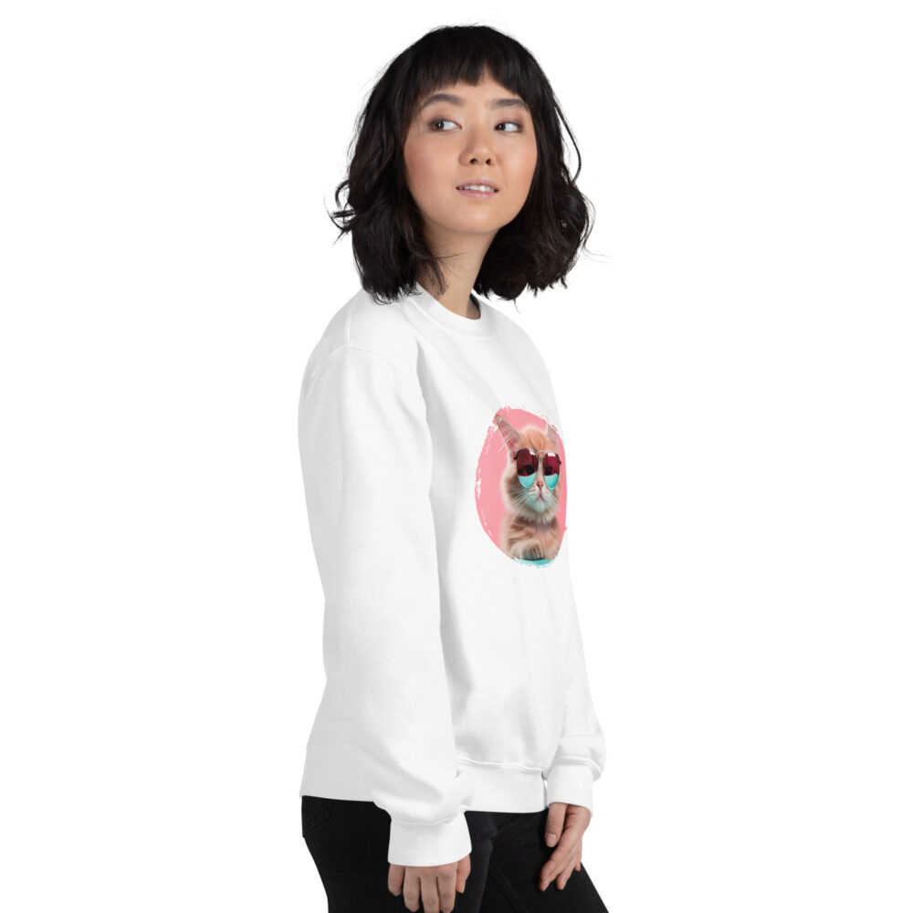 Pink Horizon Cool Cat Crewneck - immagine 22