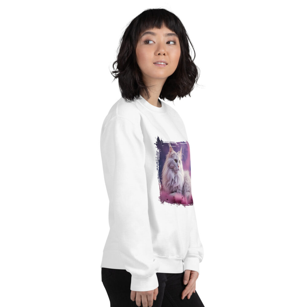 Purple Haze Cat Elegance Crewneck - immagine 23