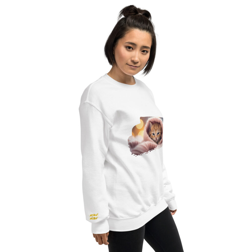 Cozy Blanket Kitten Comfort Crewneck - immagine 23