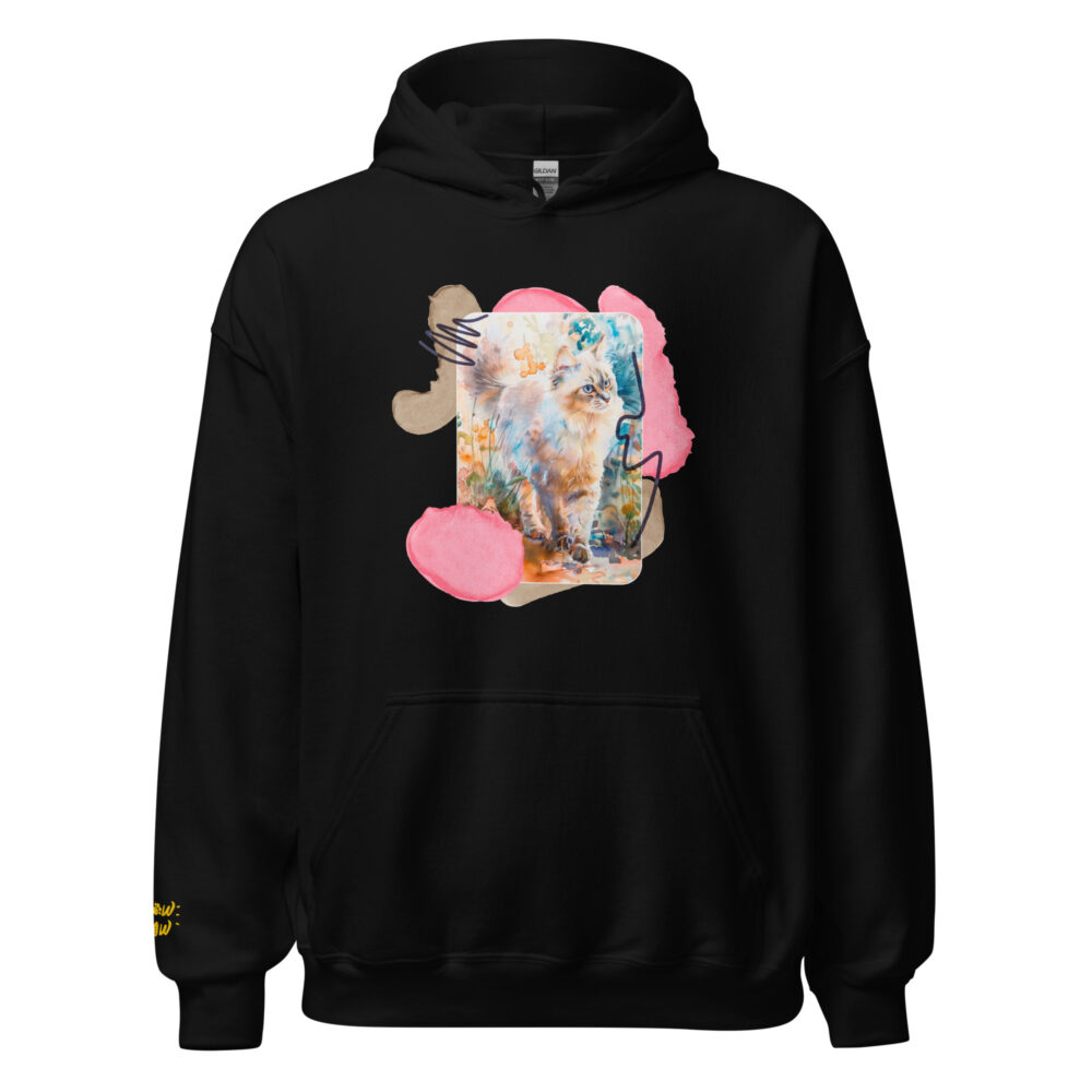 Felpa con Cappuccio Colorful Whiskers