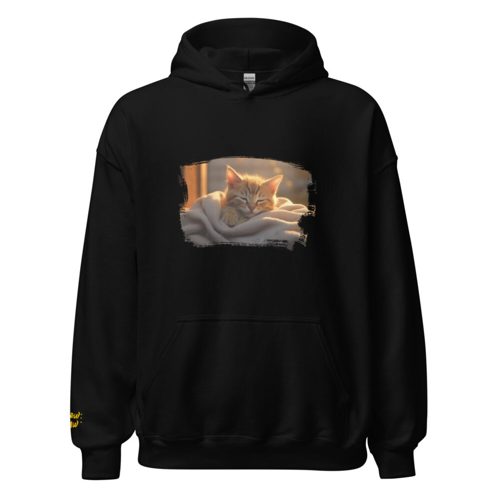 Dreamy Sleeping Kitten Hoodie