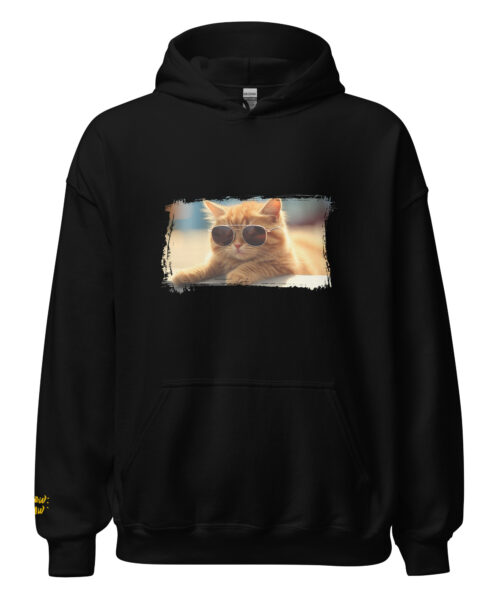 Golden Hour Aviator Cat Hoodie