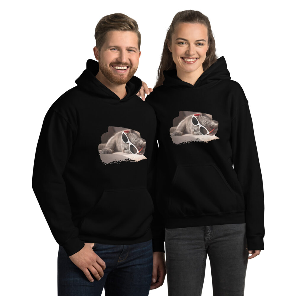 Cool Cat Nap Retro Hoodie - immagine 2