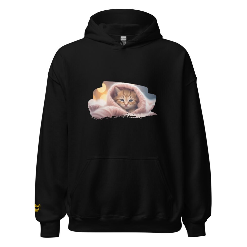 Pink Blanket Kitten Warmth Hoodie