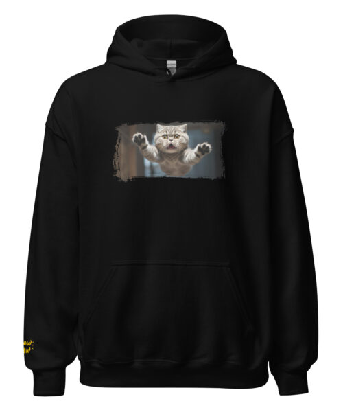 Paws Up Surprise Cat Hoodie