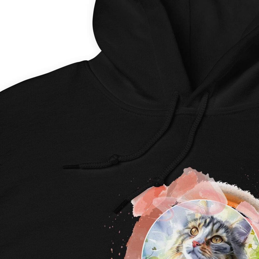 Felpa con Cappuccio Pink Circle Cat - immagine 4