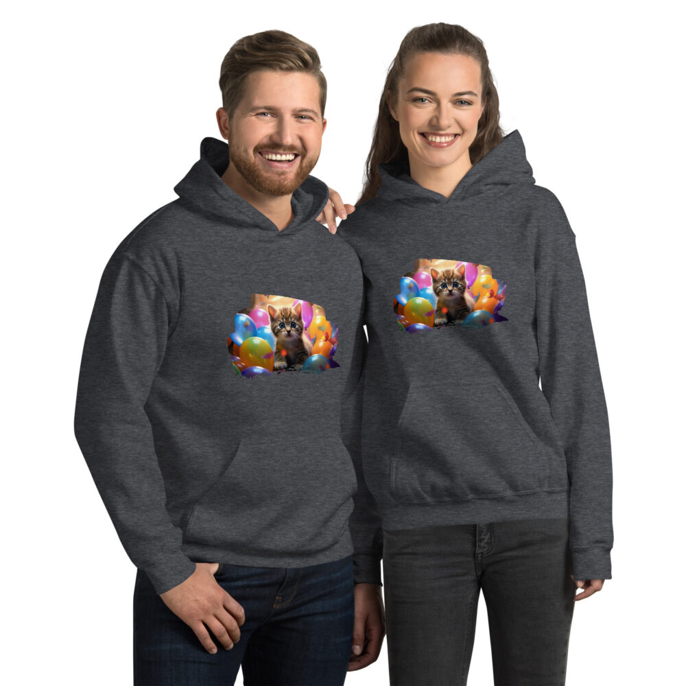 Balloon Party Kitten Celebration Hoodie - immagine 17