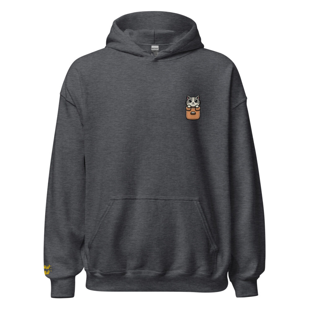 Felpa con Cappuccio Pocket Kitty Brown - immagine 57