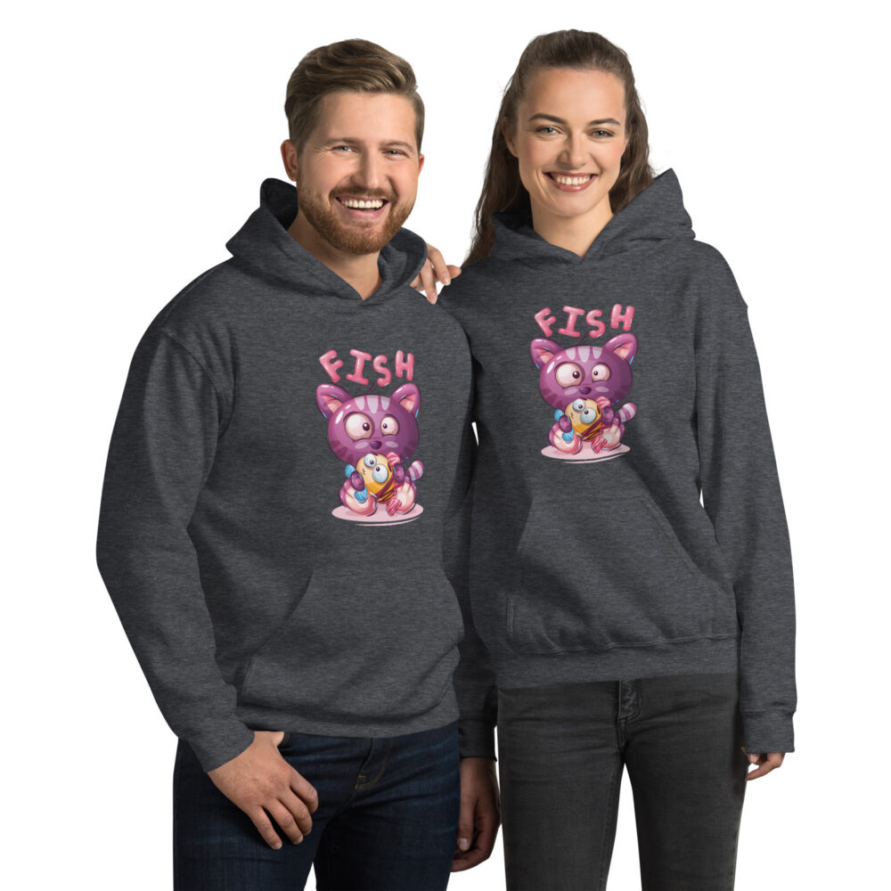 Felpa Fish Obsession Cat - immagine 20