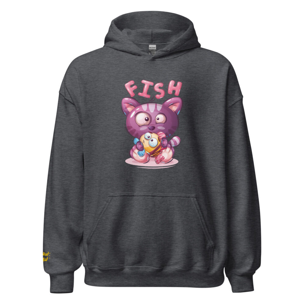Felpa Fish Obsession Cat - immagine 57