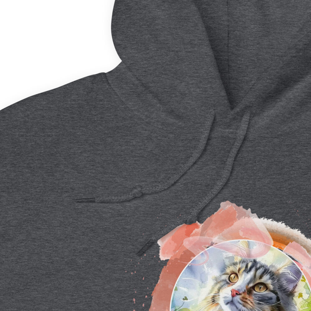 Felpa con Cappuccio Pink Circle Cat - immagine 19