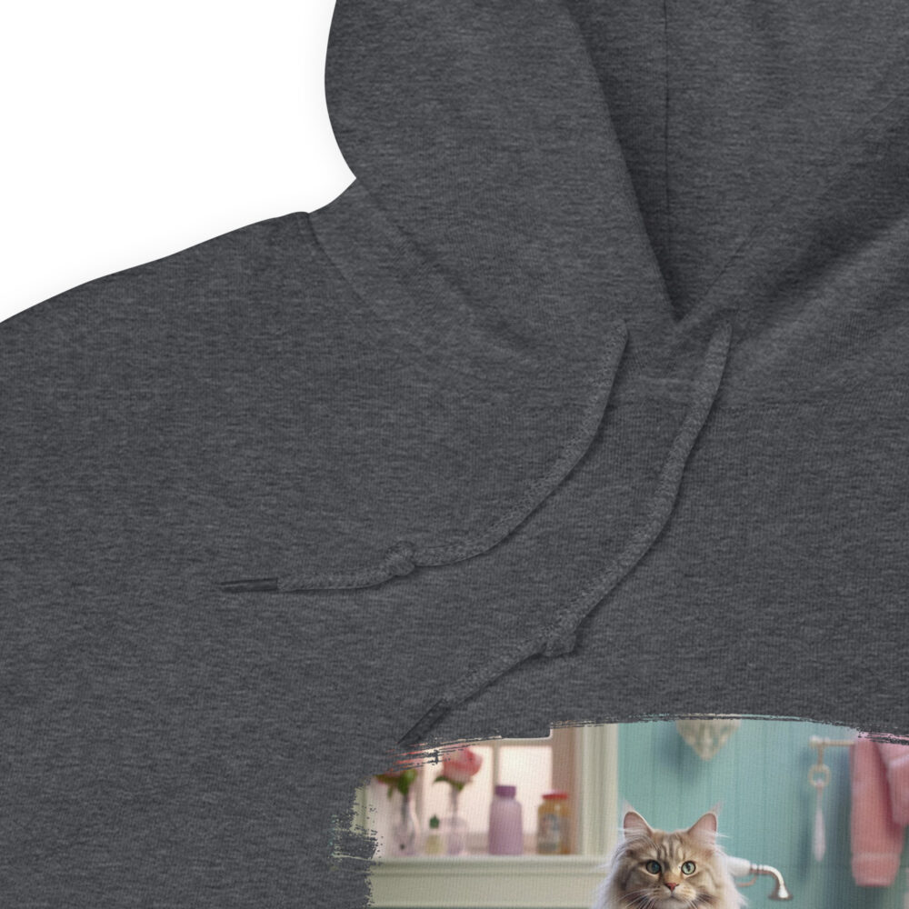 Pastel Bathroom Cat Luxury Hoodie - immagine 15