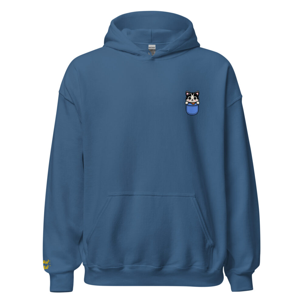 Felpa con Cappuccio Blue Pocket Pal - immagine 61