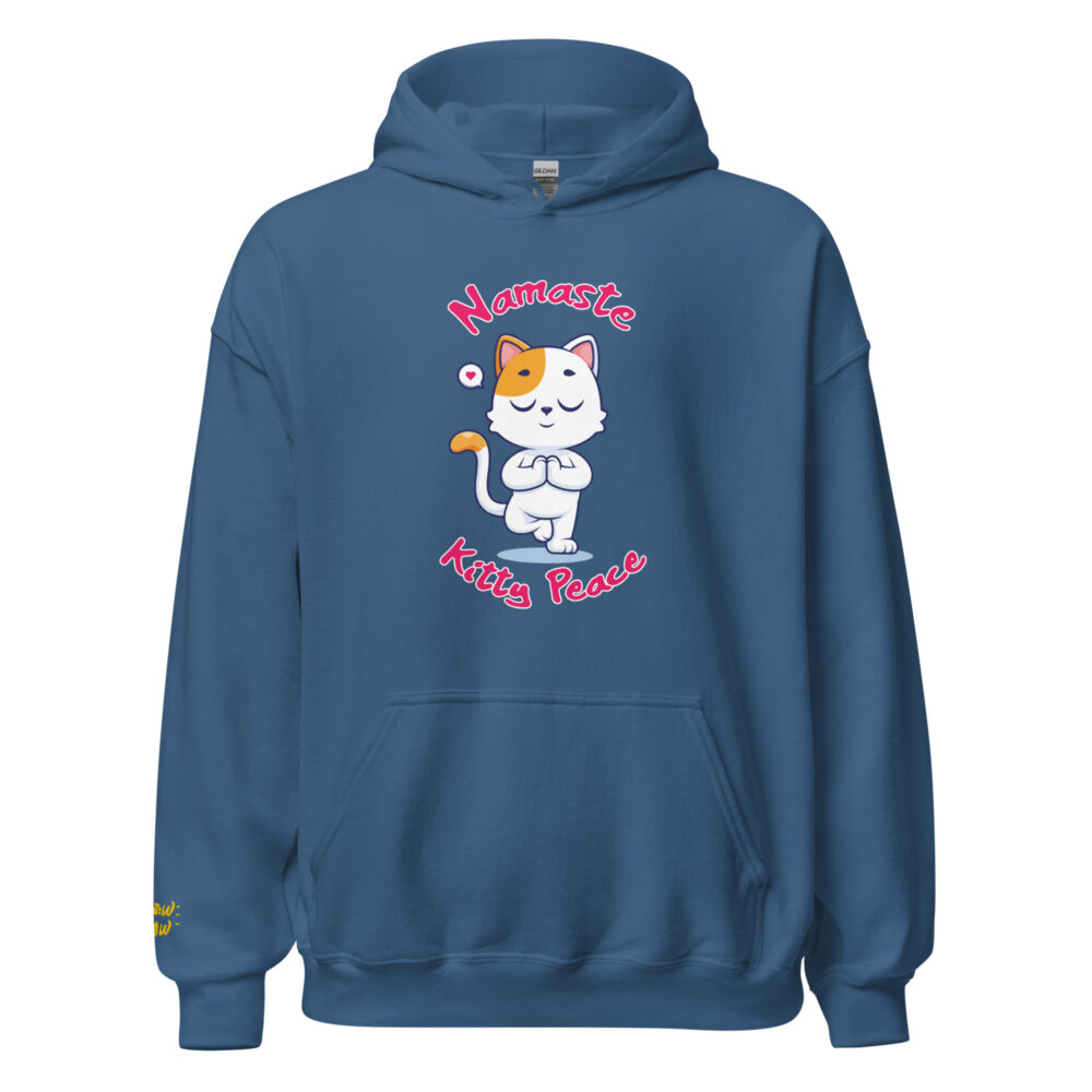 Felpa Namaste Kitty Peace - immagine 59