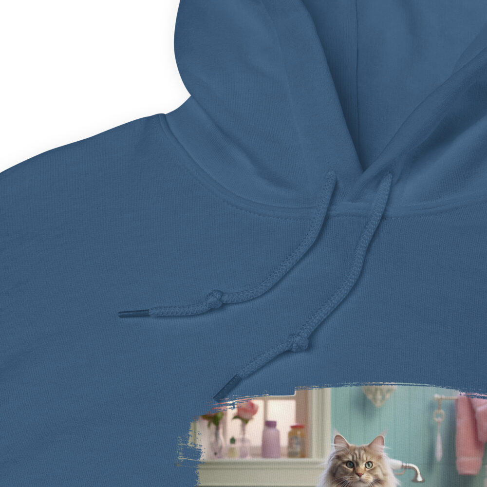 Pastel Bathroom Cat Luxury Hoodie - immagine 19