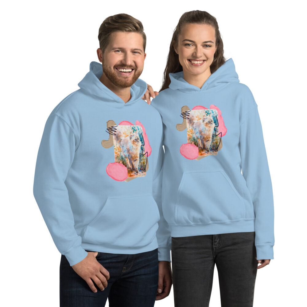 Felpa con Cappuccio Colorful Whiskers - immagine 31
