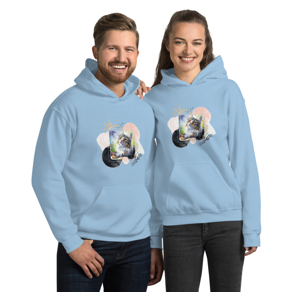 Felpa con Cappuccio Majestic Cat Splendor - immagine 32