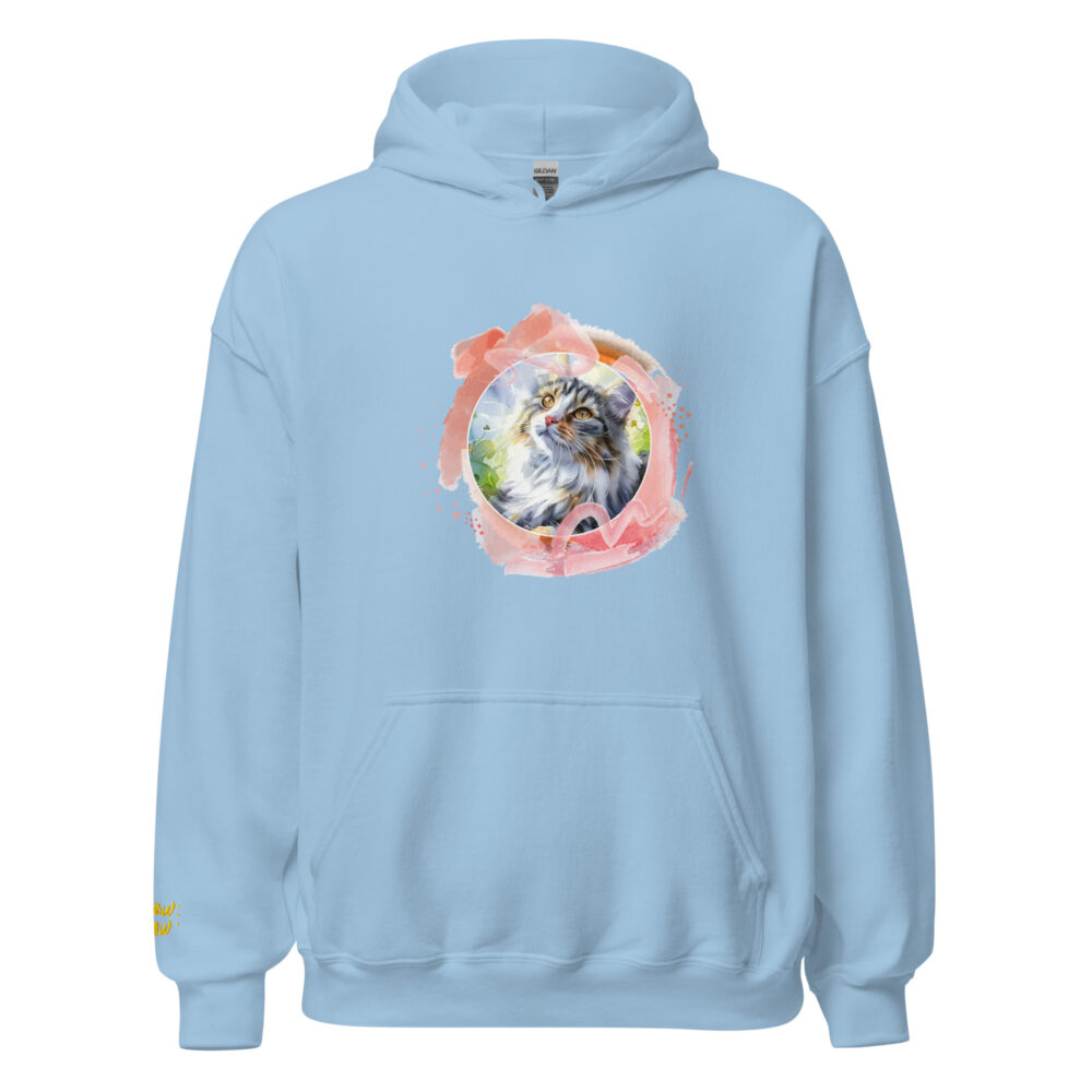 Felpa con Cappuccio Pink Circle Cat - immagine 69