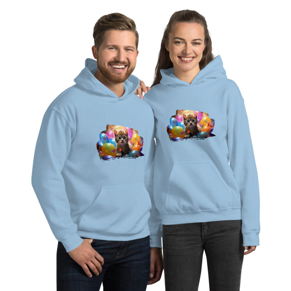 Balloon Party Kitten Celebration Hoodie - immagine 28