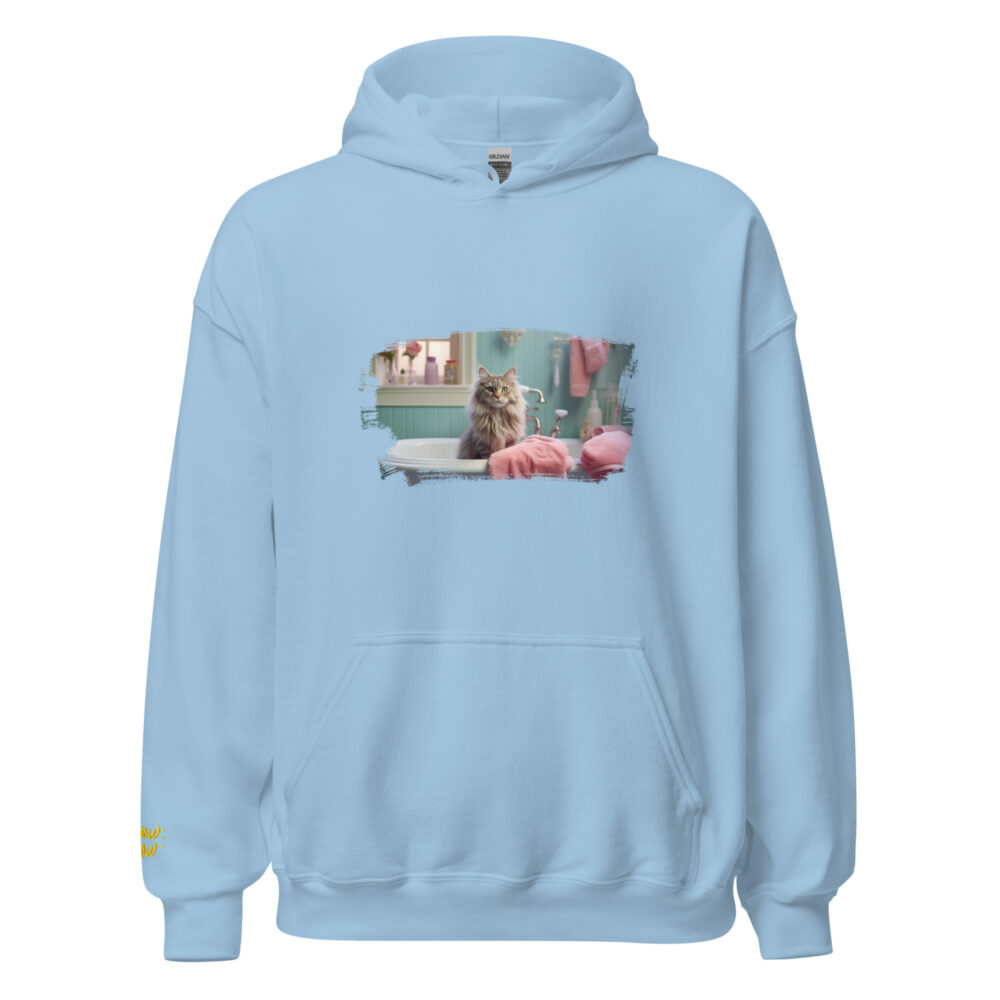 Pastel Bathroom Cat Luxury Hoodie - immagine 61